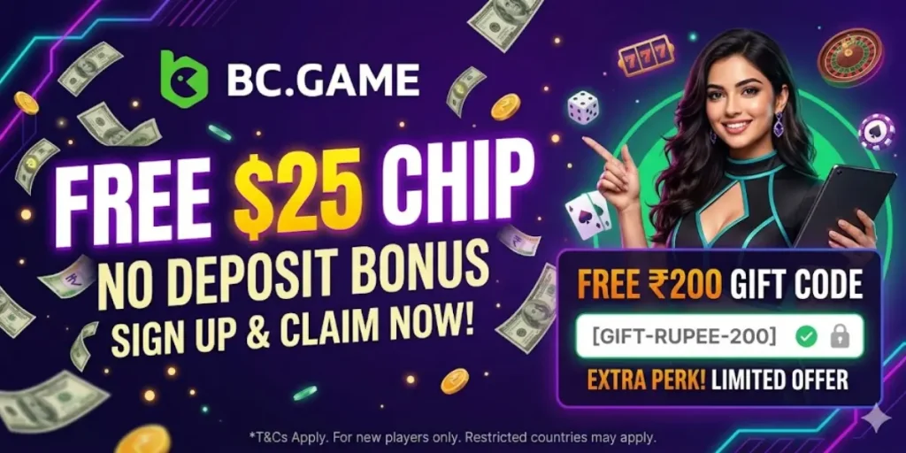 Free 25 Chip No Deposit BC Game