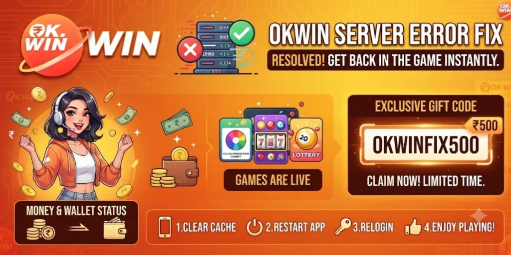 Okwin Server Error Fix